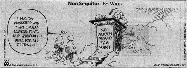 No Religion Beyond This Point